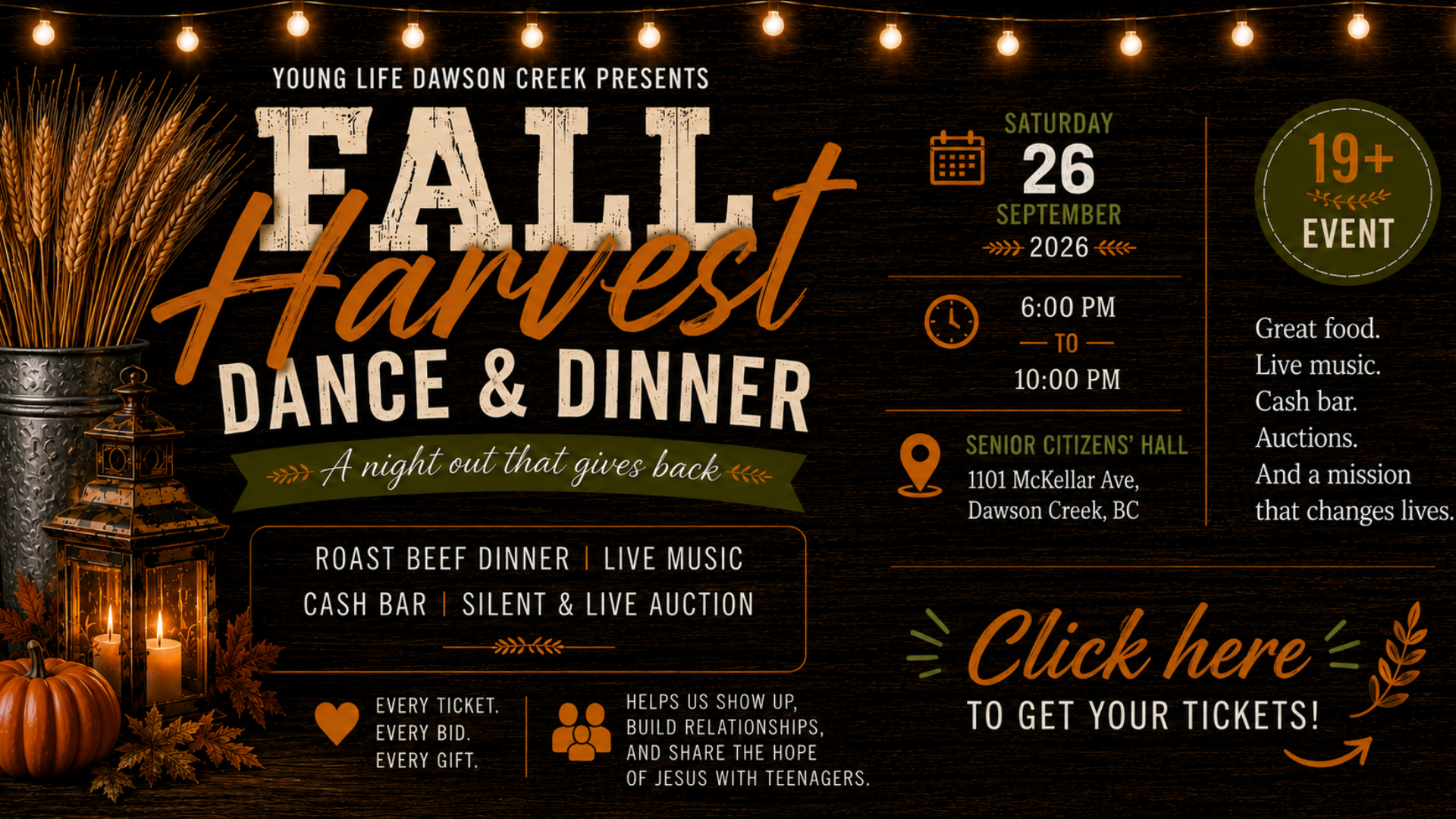 Fall Harvest Fundraiser 2026